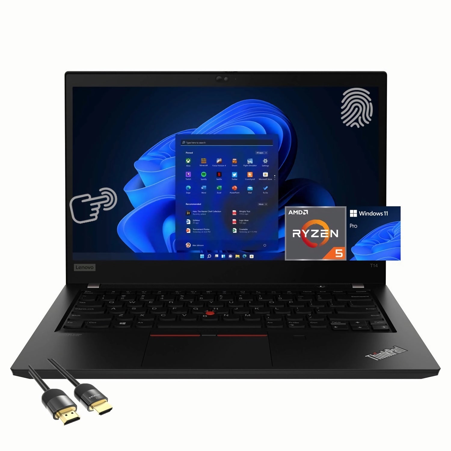 Lenovo ThinkPad T14 Gen 2 Touch Laptop, 14 Lenovo ThinkPad T14 Gen 2 Touch Laptop, 14